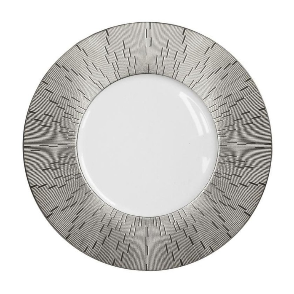 Haviland Infini Platinum Dinner Plate - 11 1/2"